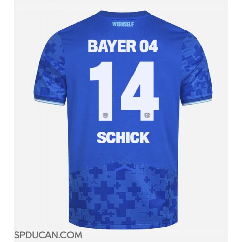 Muški Nogometni Dres Bayer Leverkusen Patrik Schick #14 Rezervni 2025-26 Kratak Rukav